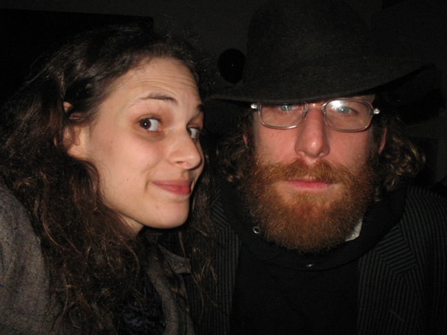 Friends Dustin Yellin and Rebecca Schiffman