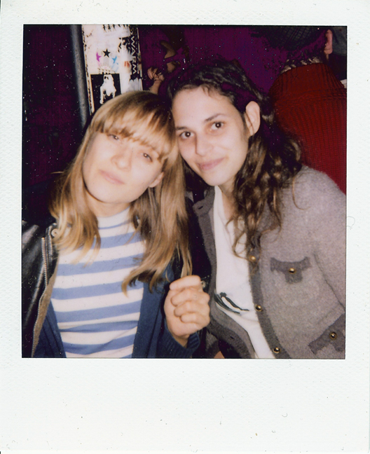 Friends Erin Krause and Rebecca Schiffman