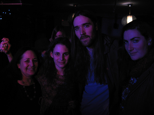 Friends Rebecca Schiffman and mom, Rebecca Guinness, Rory Guinness