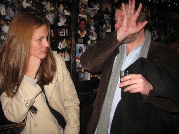 Friends Charlotte Kidd and Adam Laukhuf