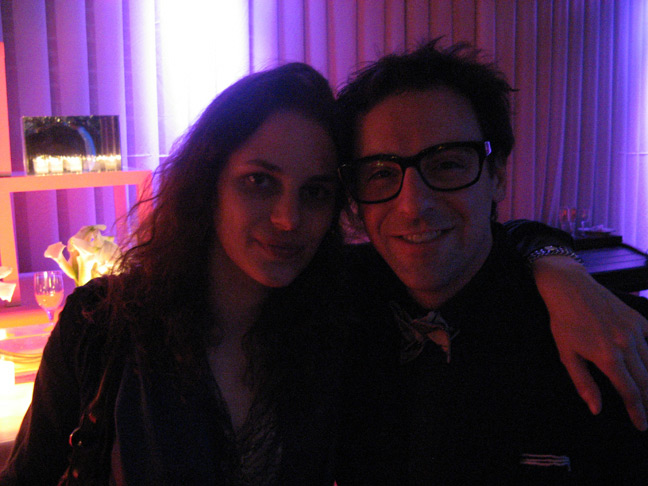 Friends Brandon Perlman and Rebecca Schiffman