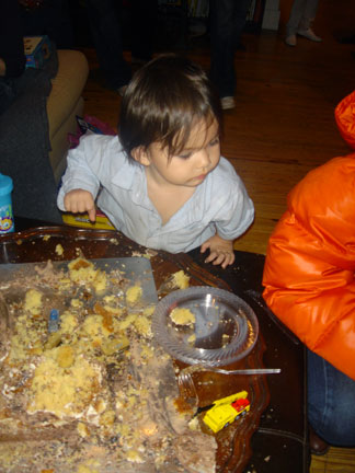 soren cakelooking Soren's 2nd Birthday Party